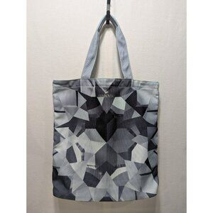 Swarovski Tote Bag EastWest Bank Blue Fabric With Structured Base